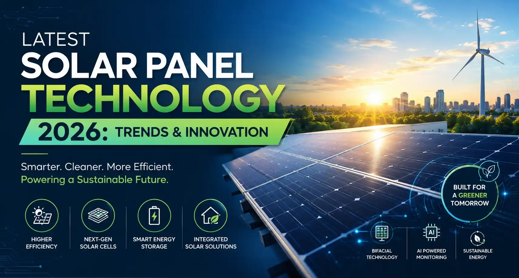 Latest Solar Panel Technology 2026